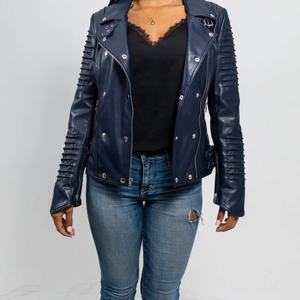 Paris Women's Vegan Faux Leather Jacket
